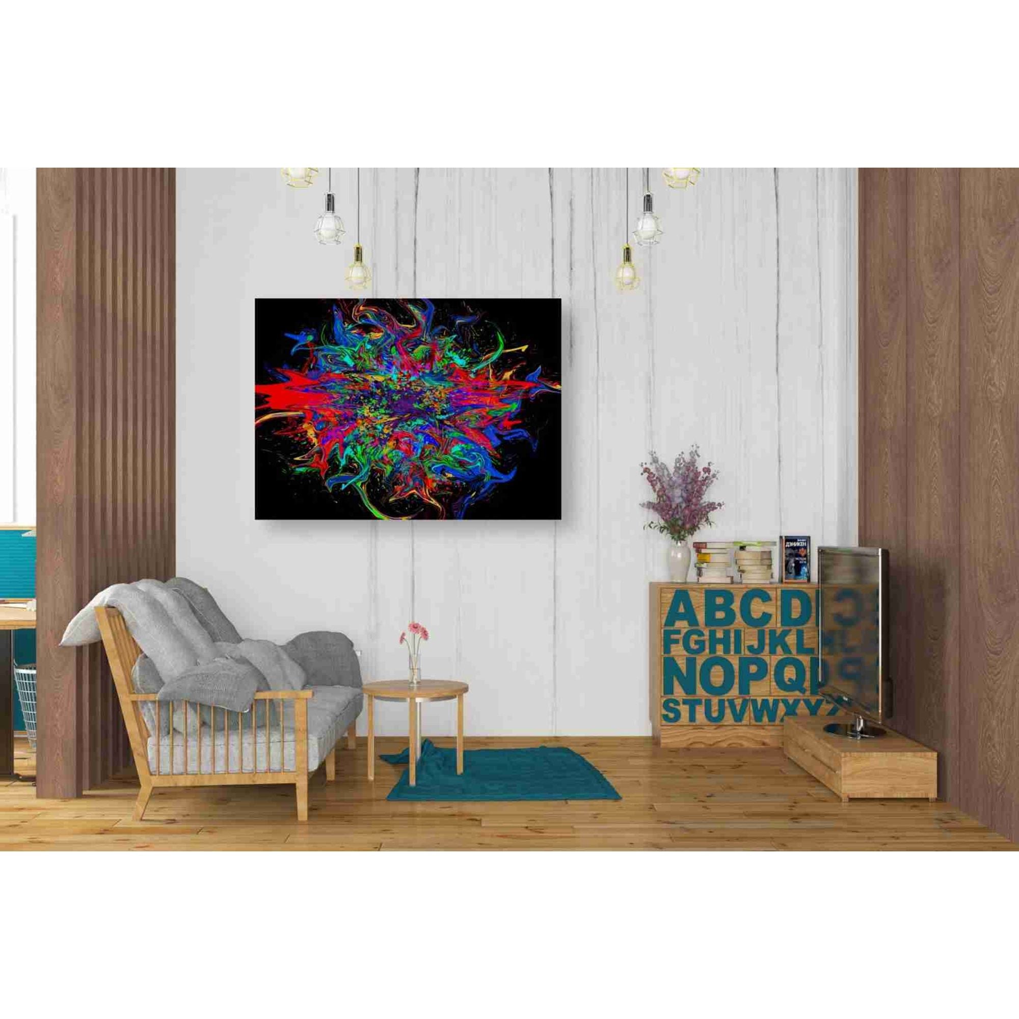 'Big Bang' Canvas Wall Art,34x26
