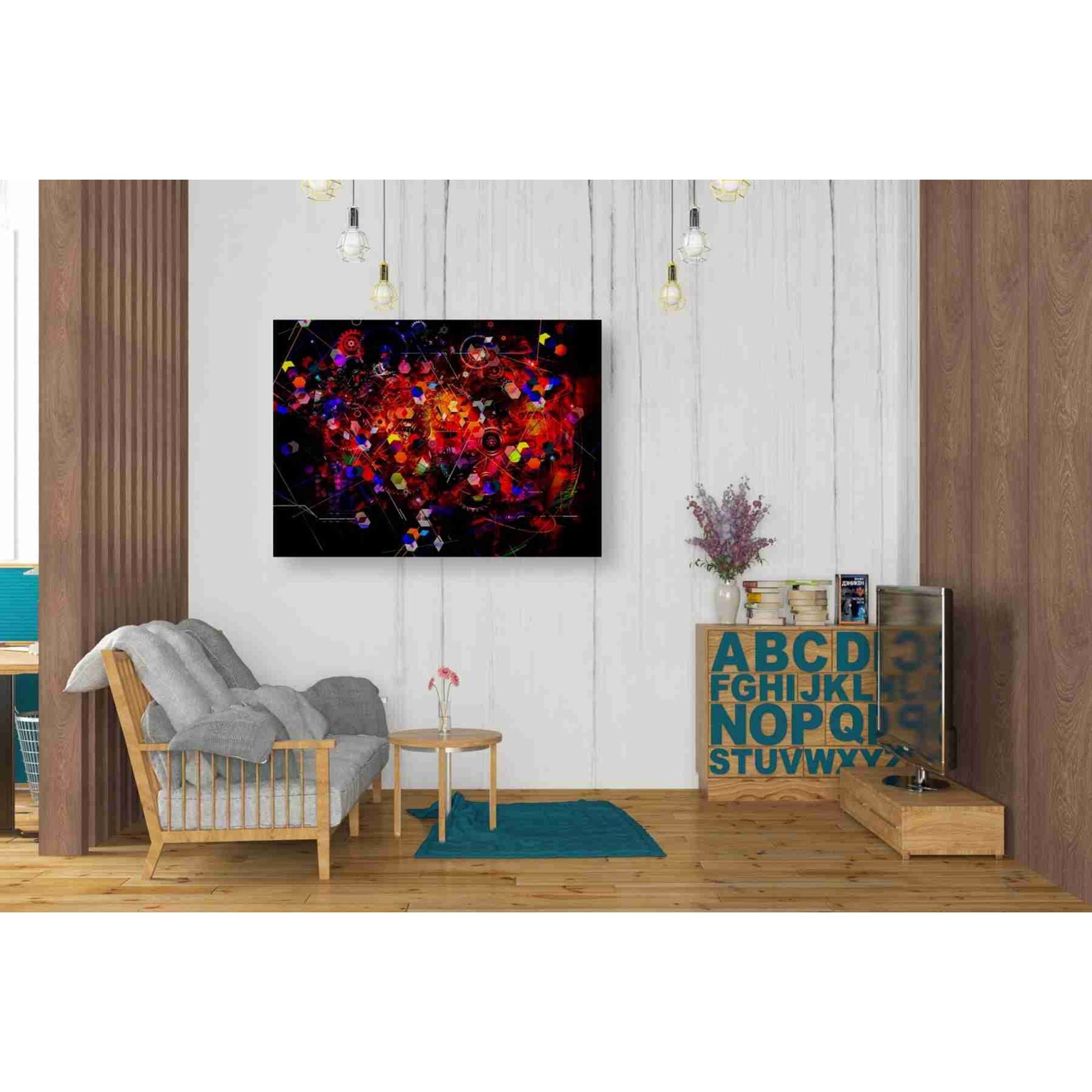 'The Machine' Canvas Wall Art,34x26