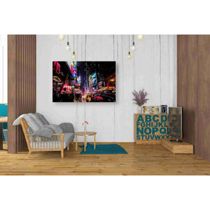 'Neon New York City' by Nicklas Gustafsson, Canvas Wall Art,26x40