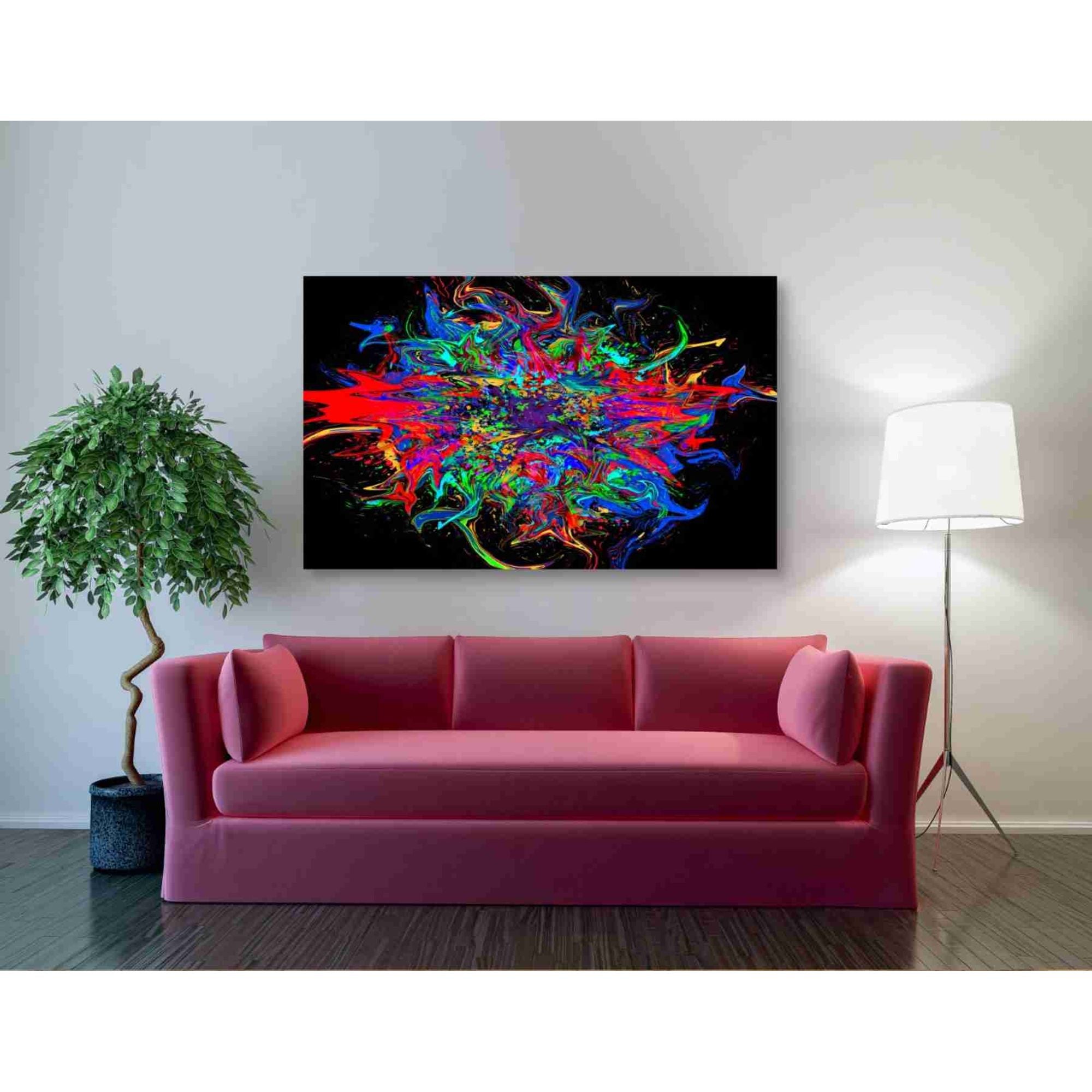 'Big Bang' Canvas Wall Art,54x40