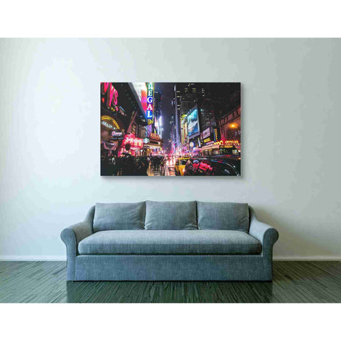 Image of 'Neon New York City' by Nicklas Gustafsson, Canvas Wall Art,40x60