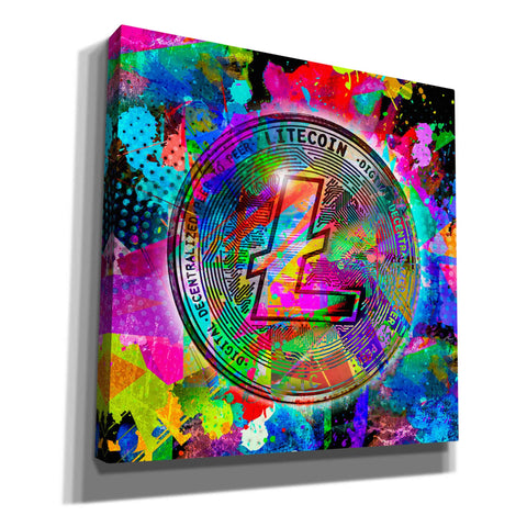 Image of 'Lite Coin,' Canvas Wall Art