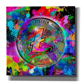 'Lite Coin,' Canvas Wall Art