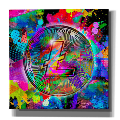 Image of 'Lite Coin,' Canvas Wall Art