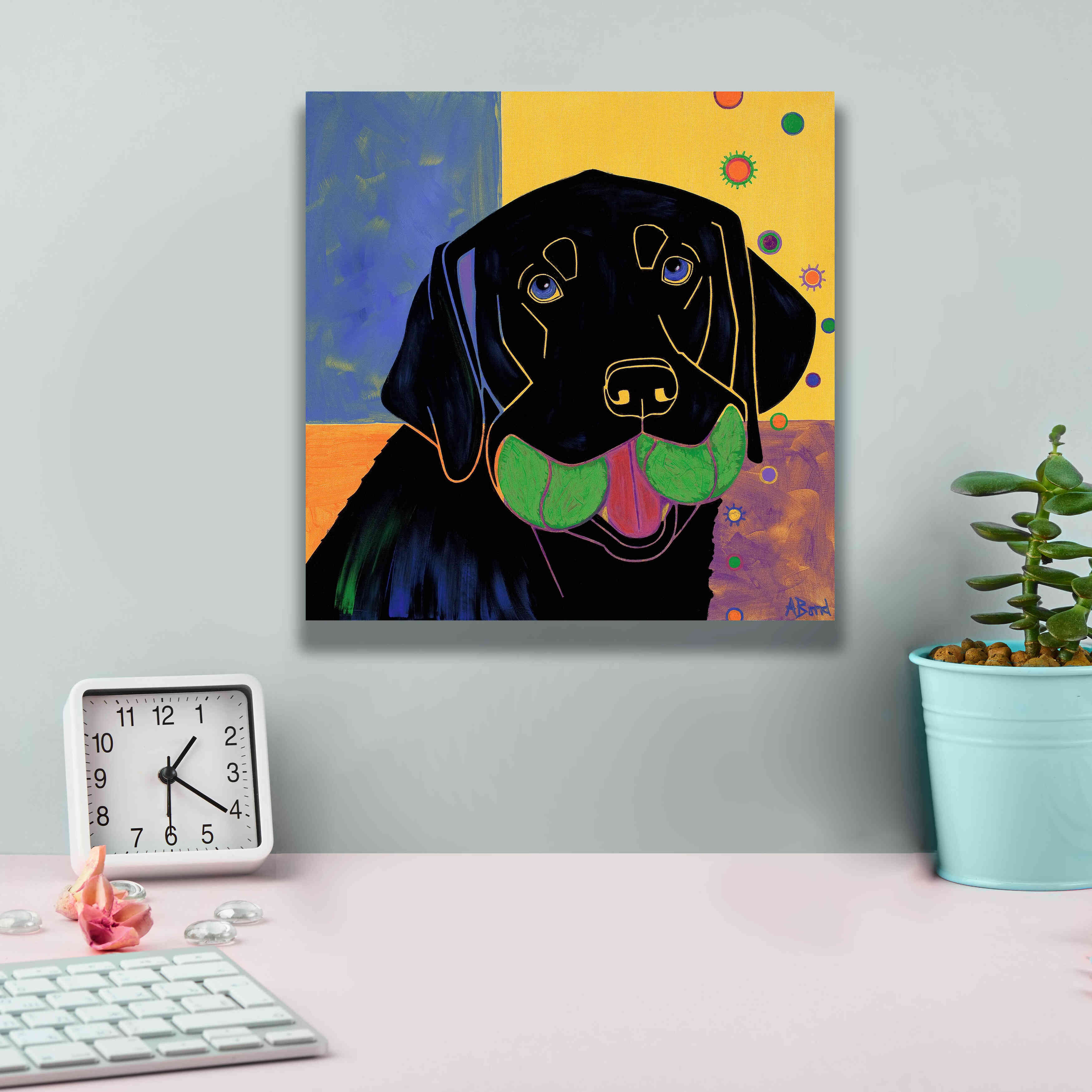 'Baller' by Angela Bond Giclee Canvas Wall Art,12x12