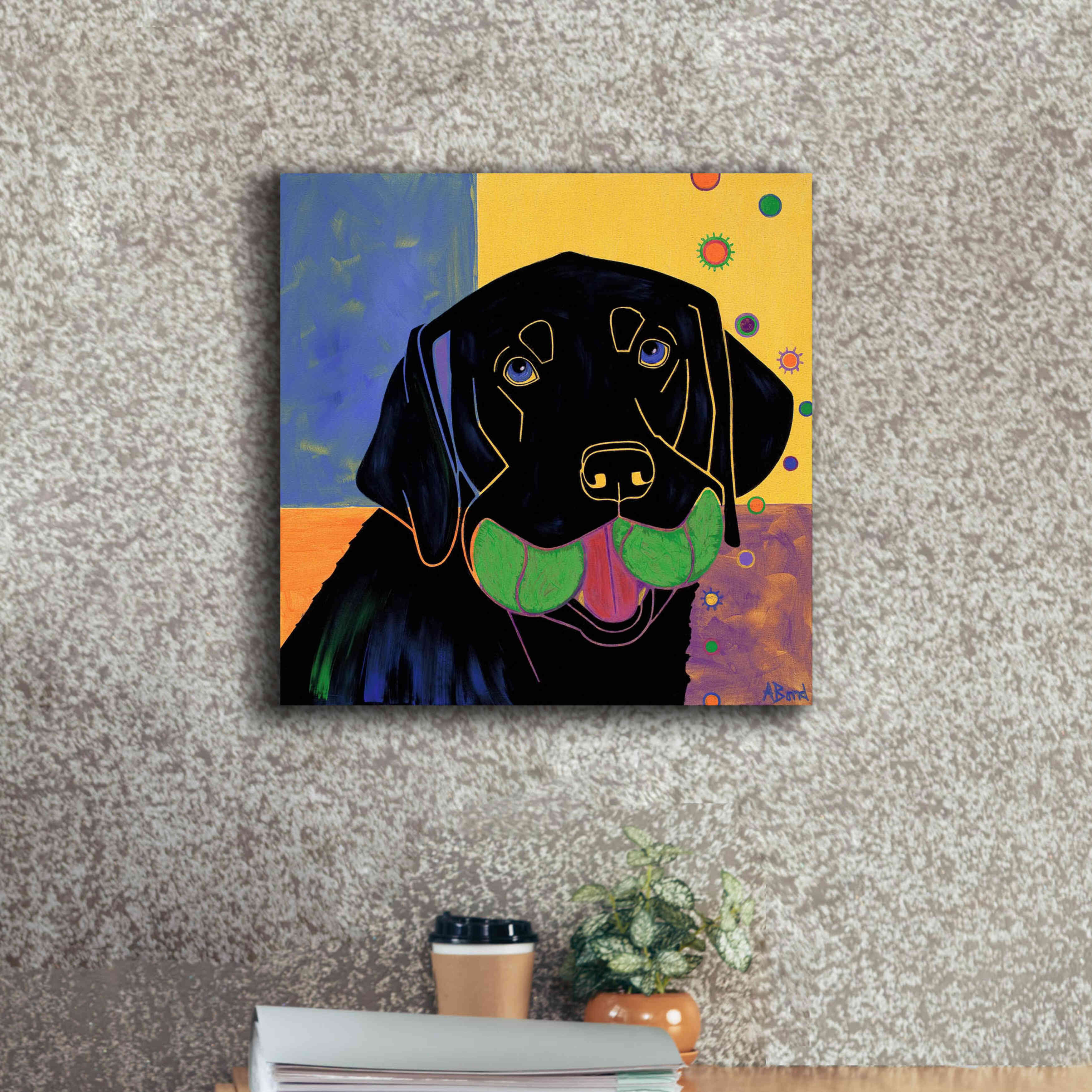 'Baller' by Angela Bond Giclee Canvas Wall Art,18x18