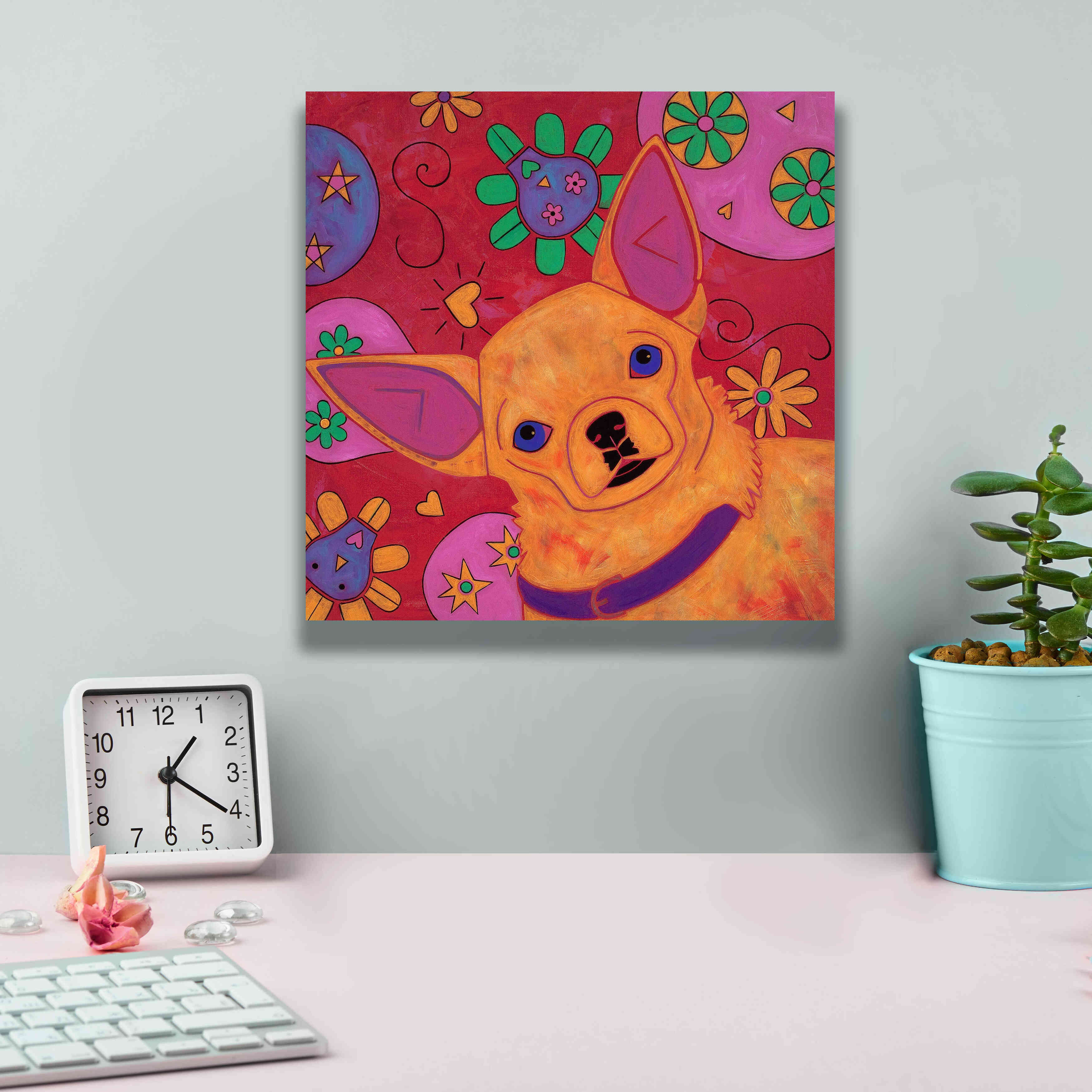 'Bandito Mexicano' by Angela Bond Giclee Canvas Wall Art,12x12