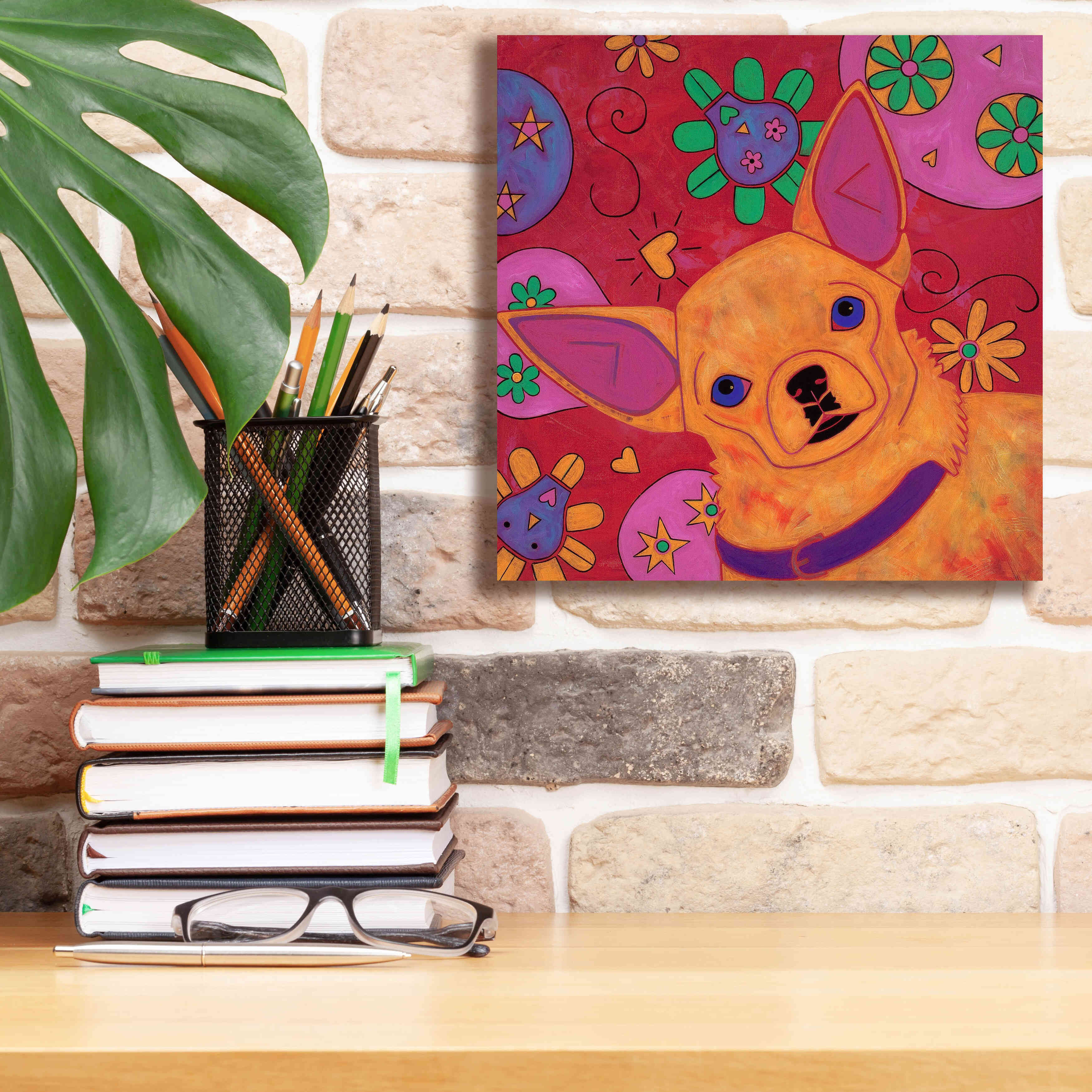 'Bandito Mexicano' by Angela Bond Giclee Canvas Wall Art,12x12