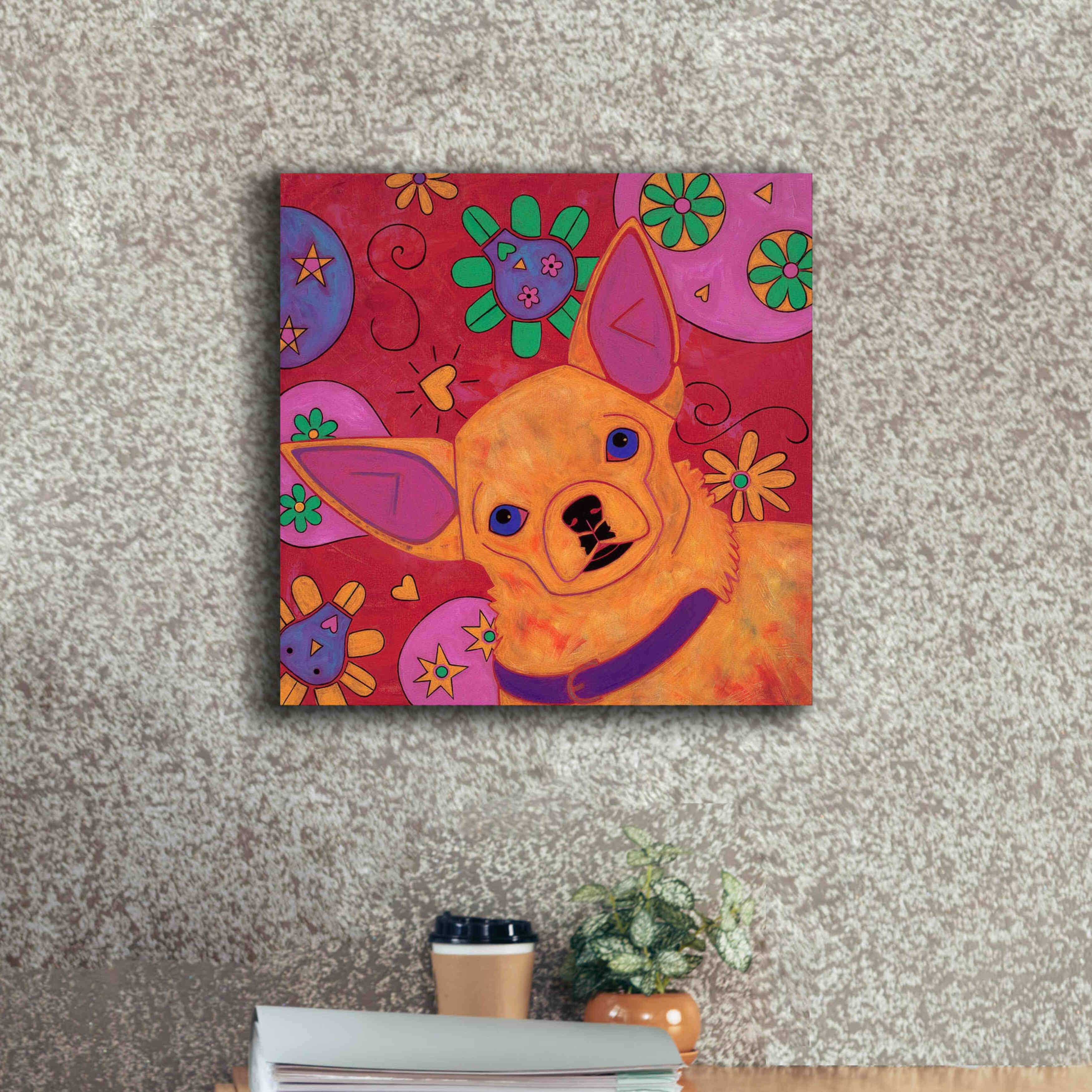 'Bandito Mexicano' by Angela Bond Giclee Canvas Wall Art,18x18