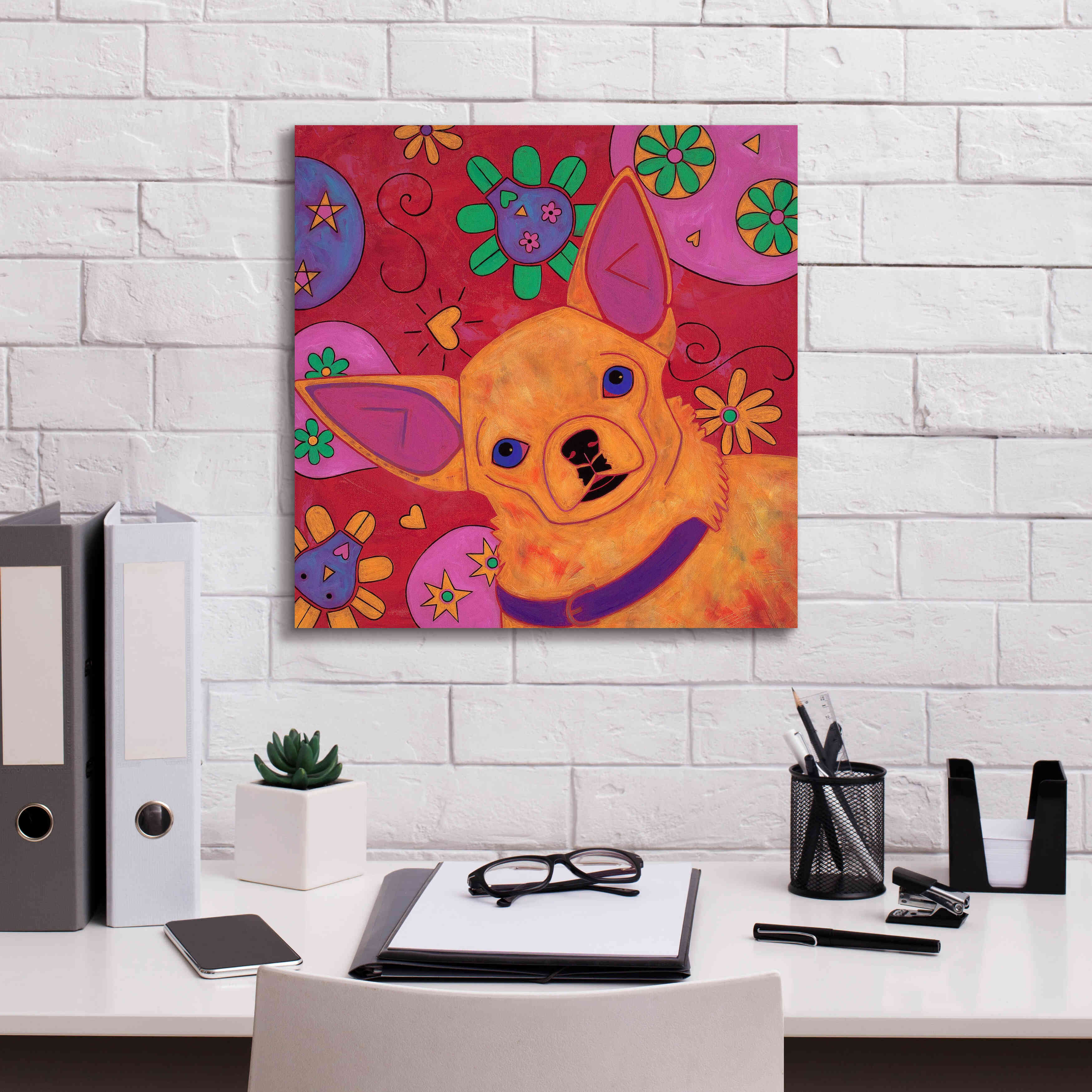 'Bandito Mexicano' by Angela Bond Giclee Canvas Wall Art,18x18