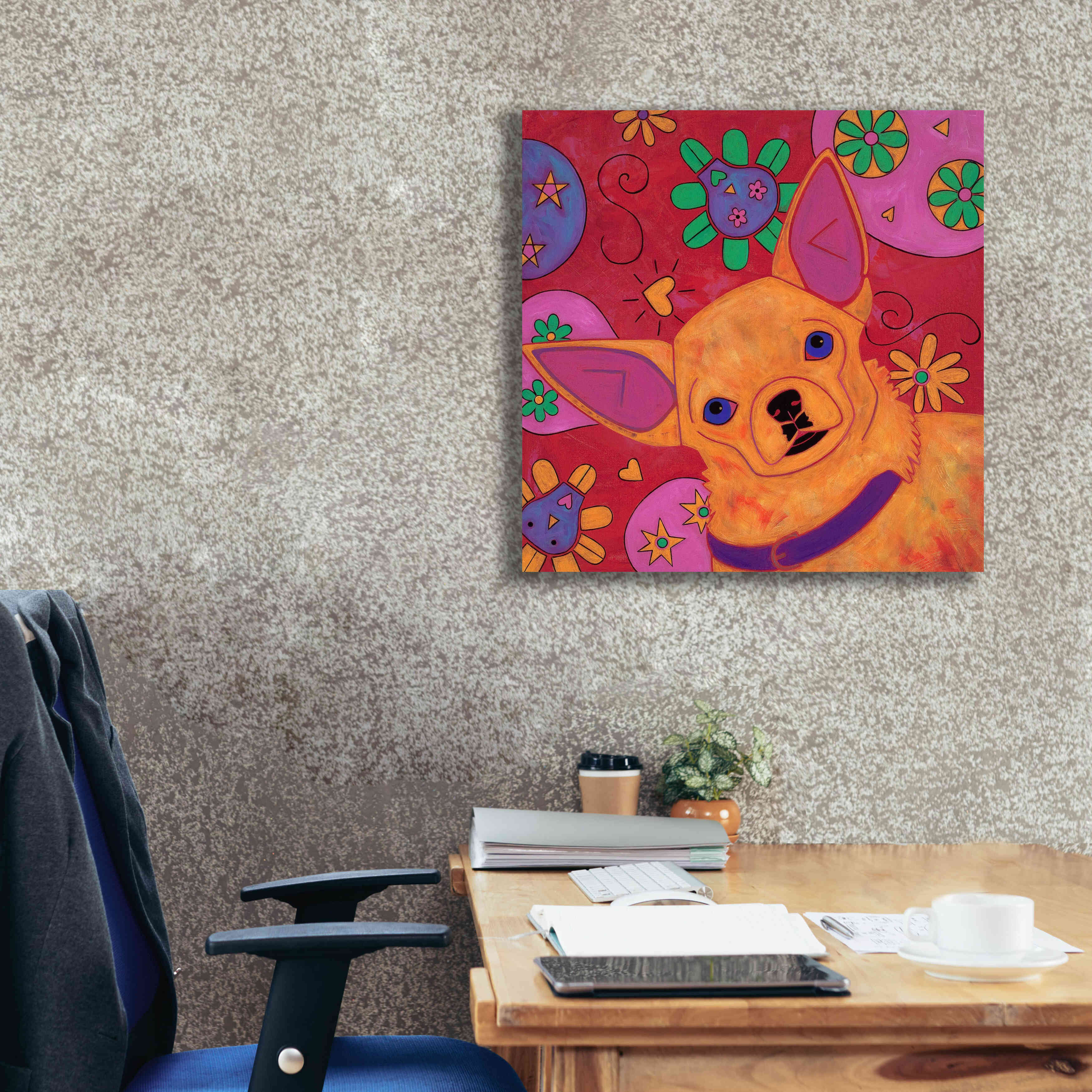 'Bandito Mexicano' by Angela Bond Giclee Canvas Wall Art,26x26