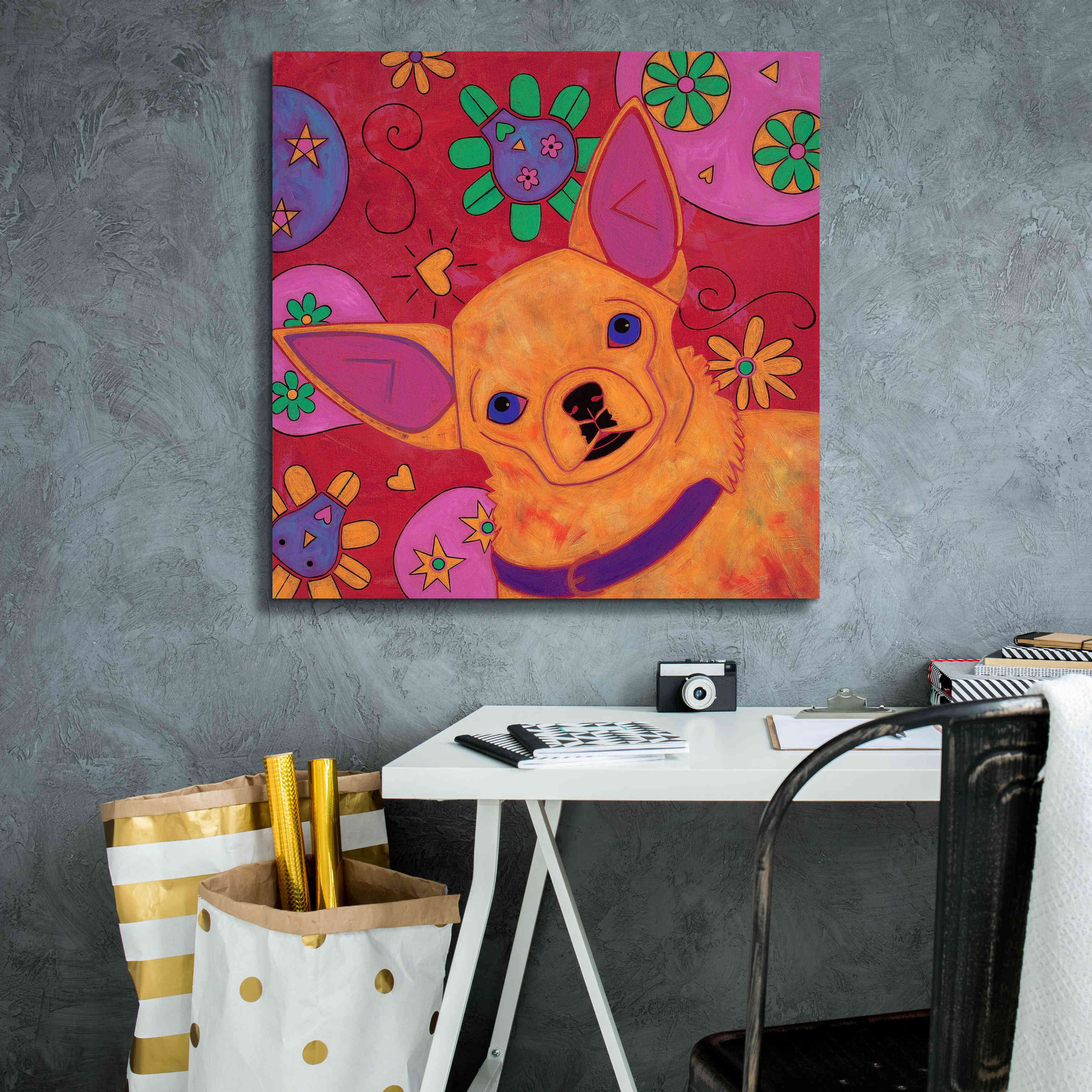 'Bandito Mexicano' by Angela Bond Giclee Canvas Wall Art,26x26