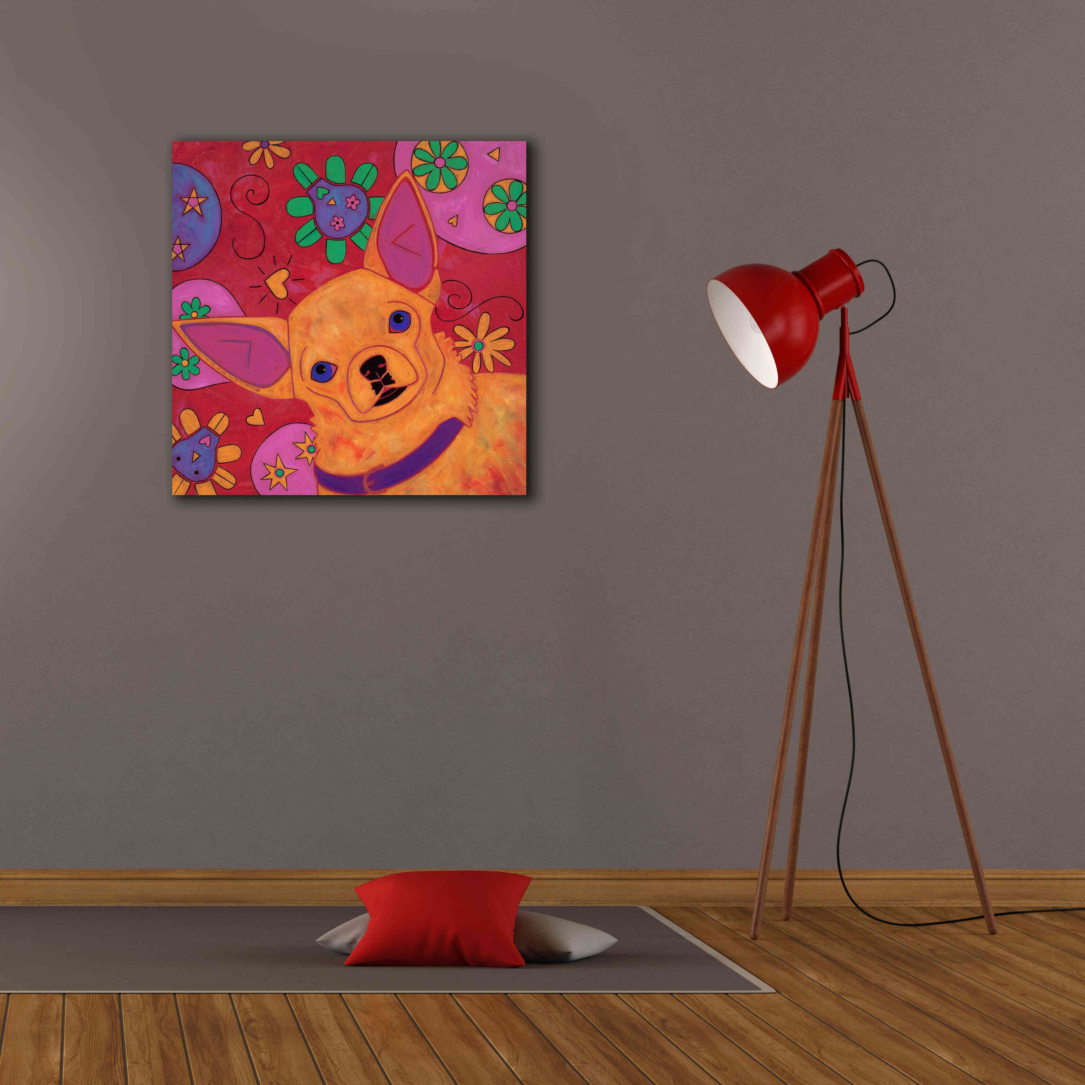 'Bandito Mexicano' by Angela Bond Giclee Canvas Wall Art,26x26