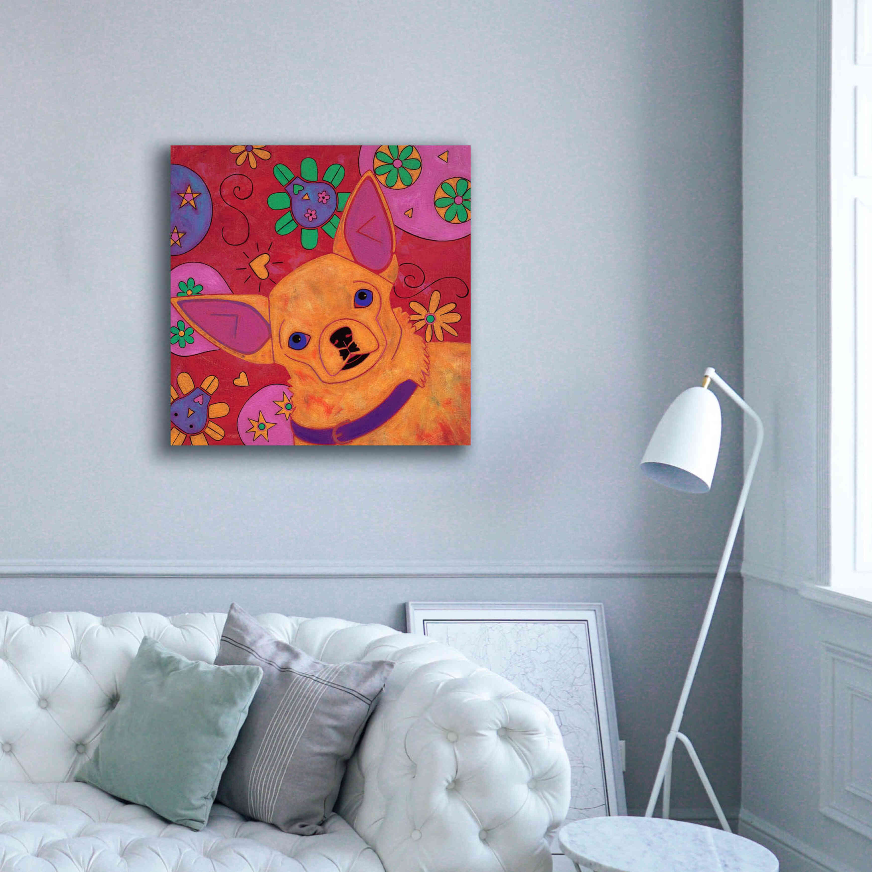 'Bandito Mexicano' by Angela Bond Giclee Canvas Wall Art,37x37