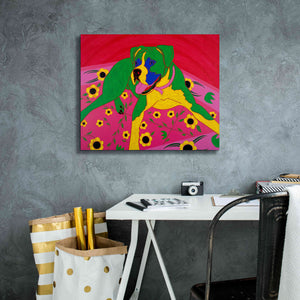 'Courageous Clown' by Angela Bond Giclee Canvas Wall Art,24x20