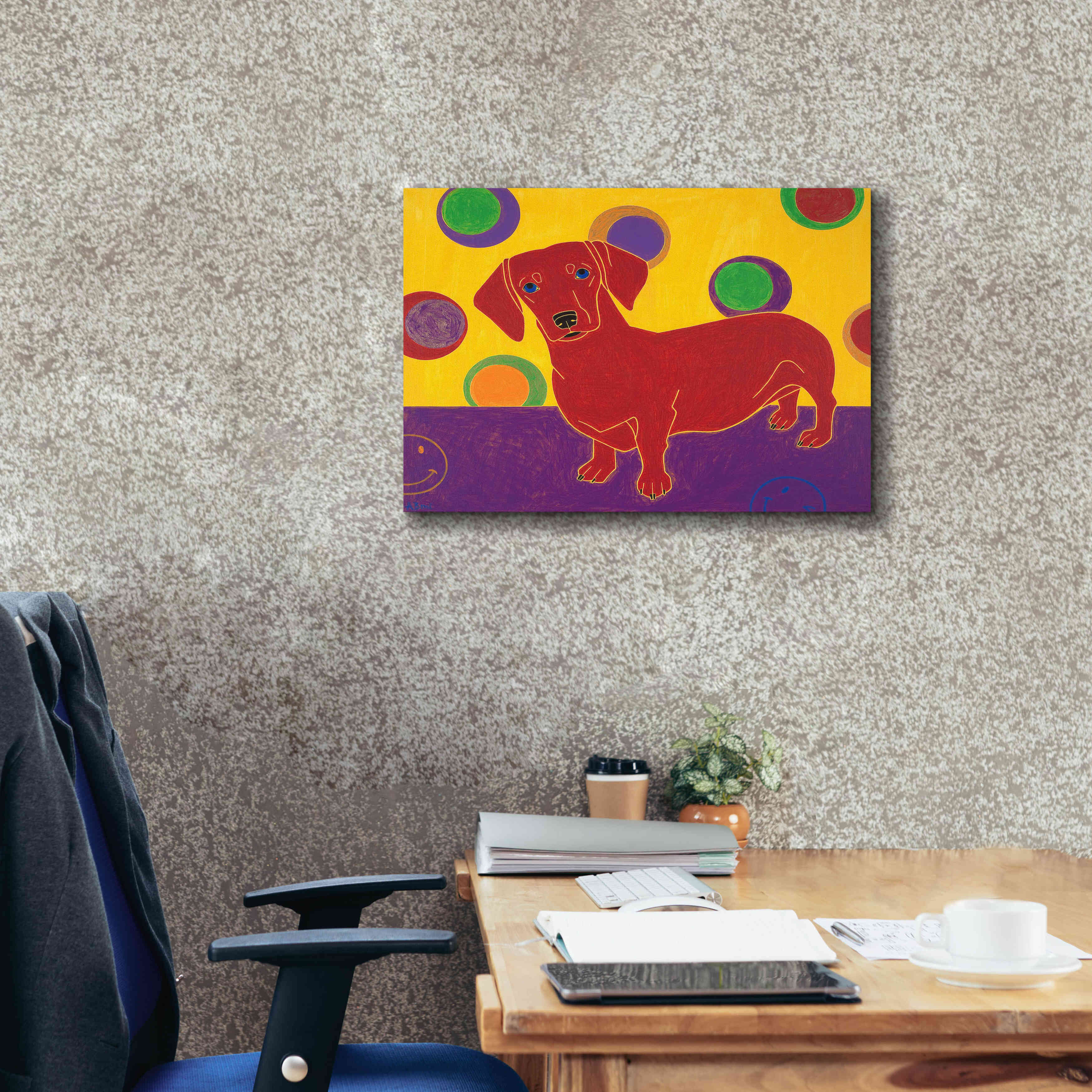 'Foot Long Fun III' by Angela Bond Giclee Canvas Wall Art,24x20