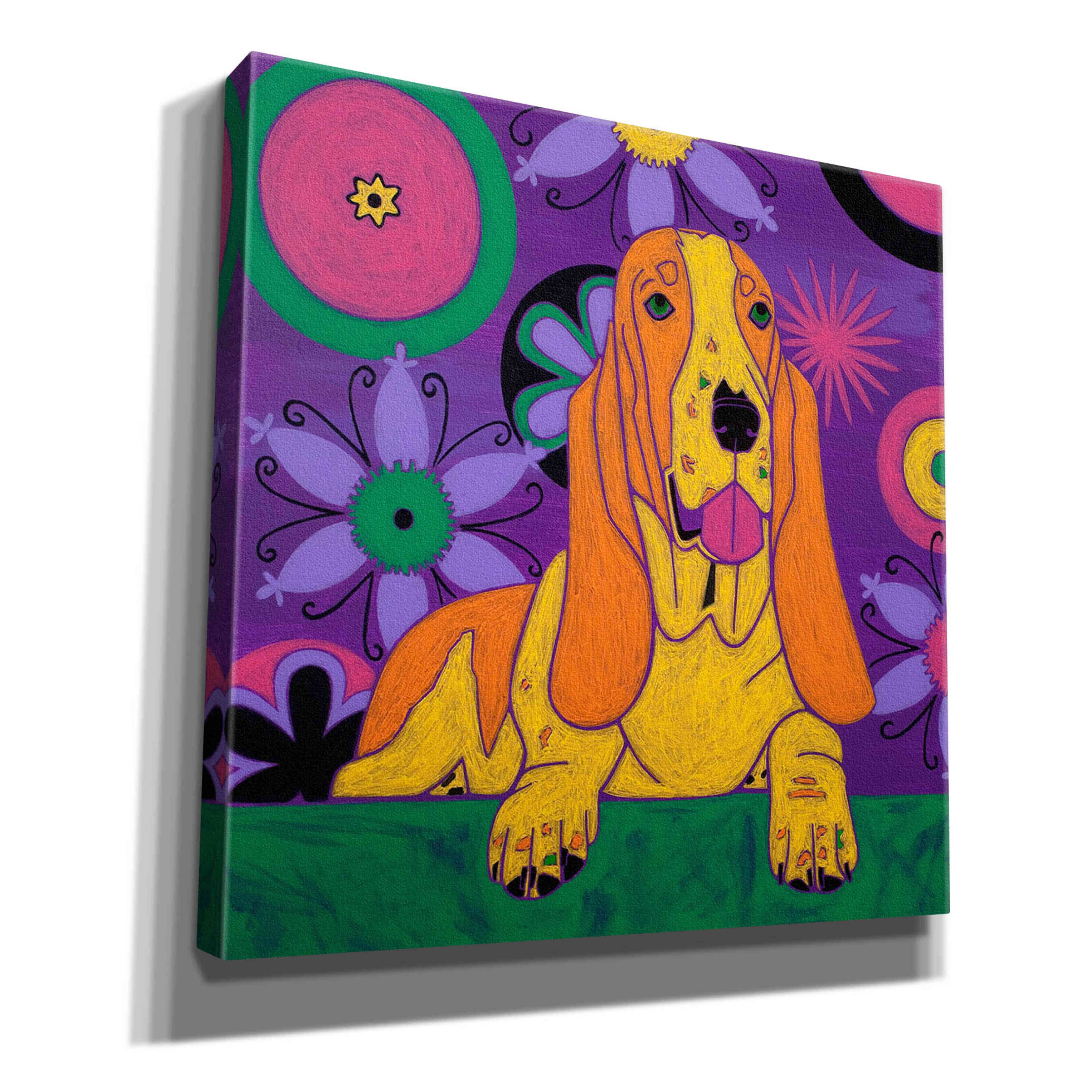 'Hush Puppeh' by Angela Bond Giclee Canvas Wall Art