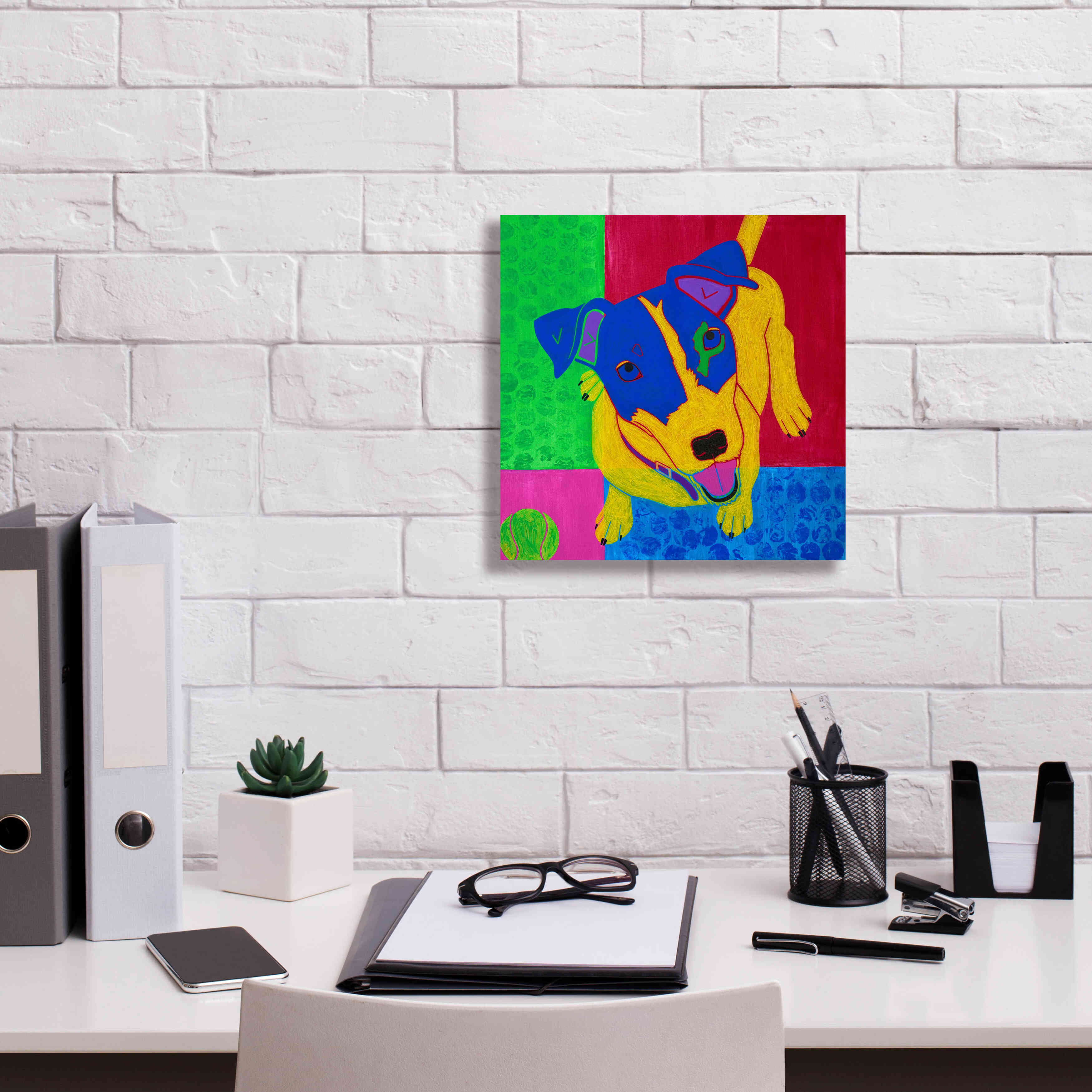 'Just Jack' by Angela Bond Giclee Canvas Wall Art,12x12