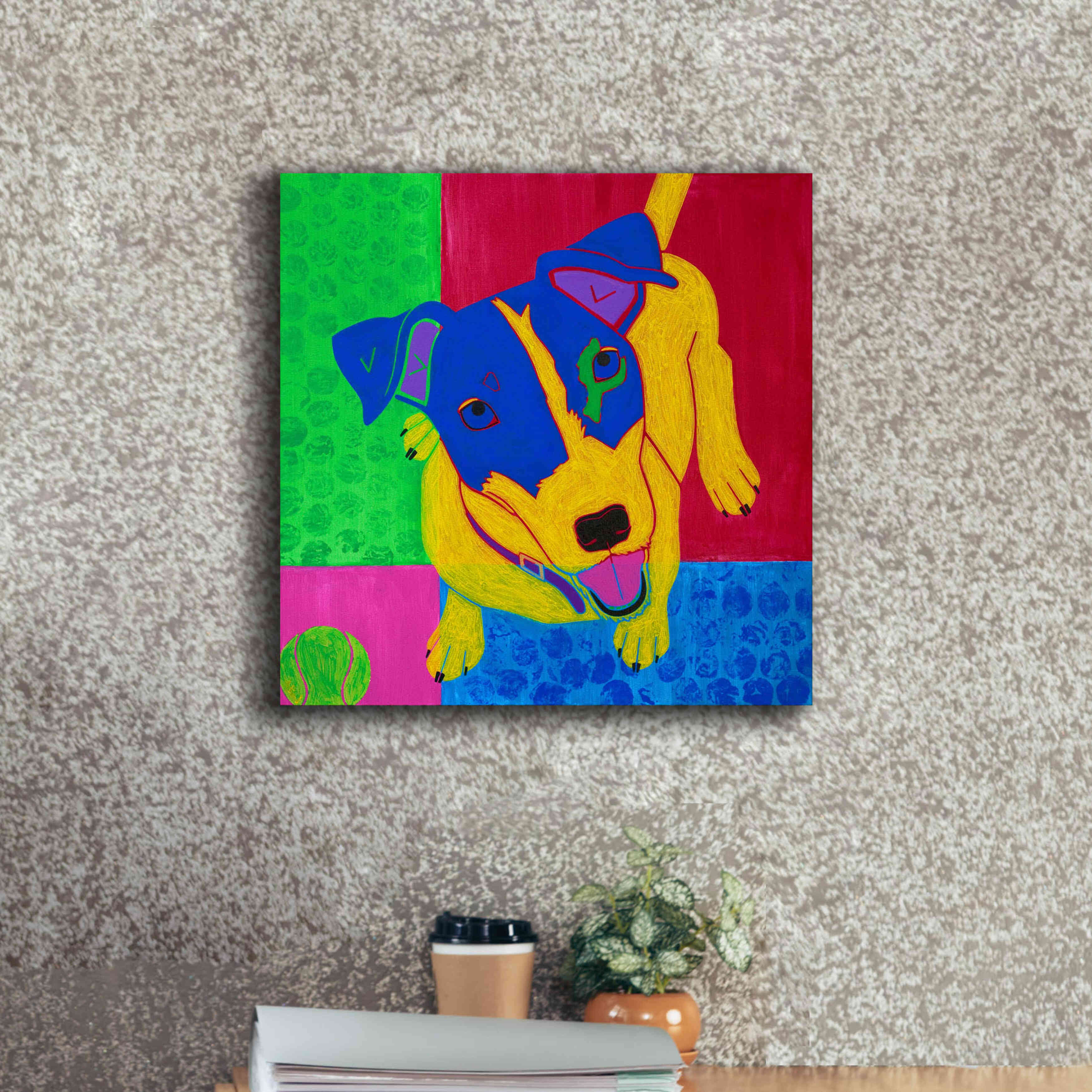 'Just Jack' by Angela Bond Giclee Canvas Wall Art,18x18