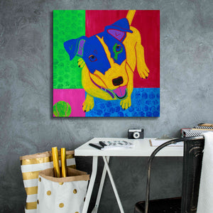 'Just Jack' by Angela Bond Giclee Canvas Wall Art,26x26