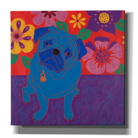 'Perspicacious Pug' by Angela Bond Giclee Canvas Wall Art