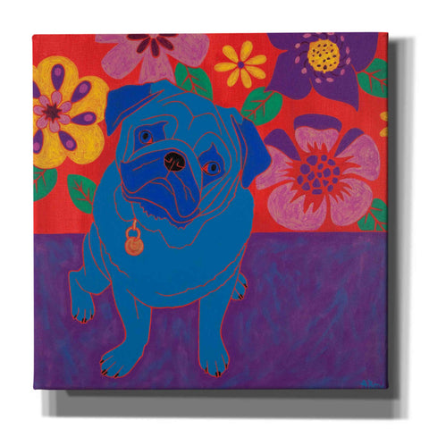Image of 'Perspicacious Pug' by Angela Bond Giclee Canvas Wall Art