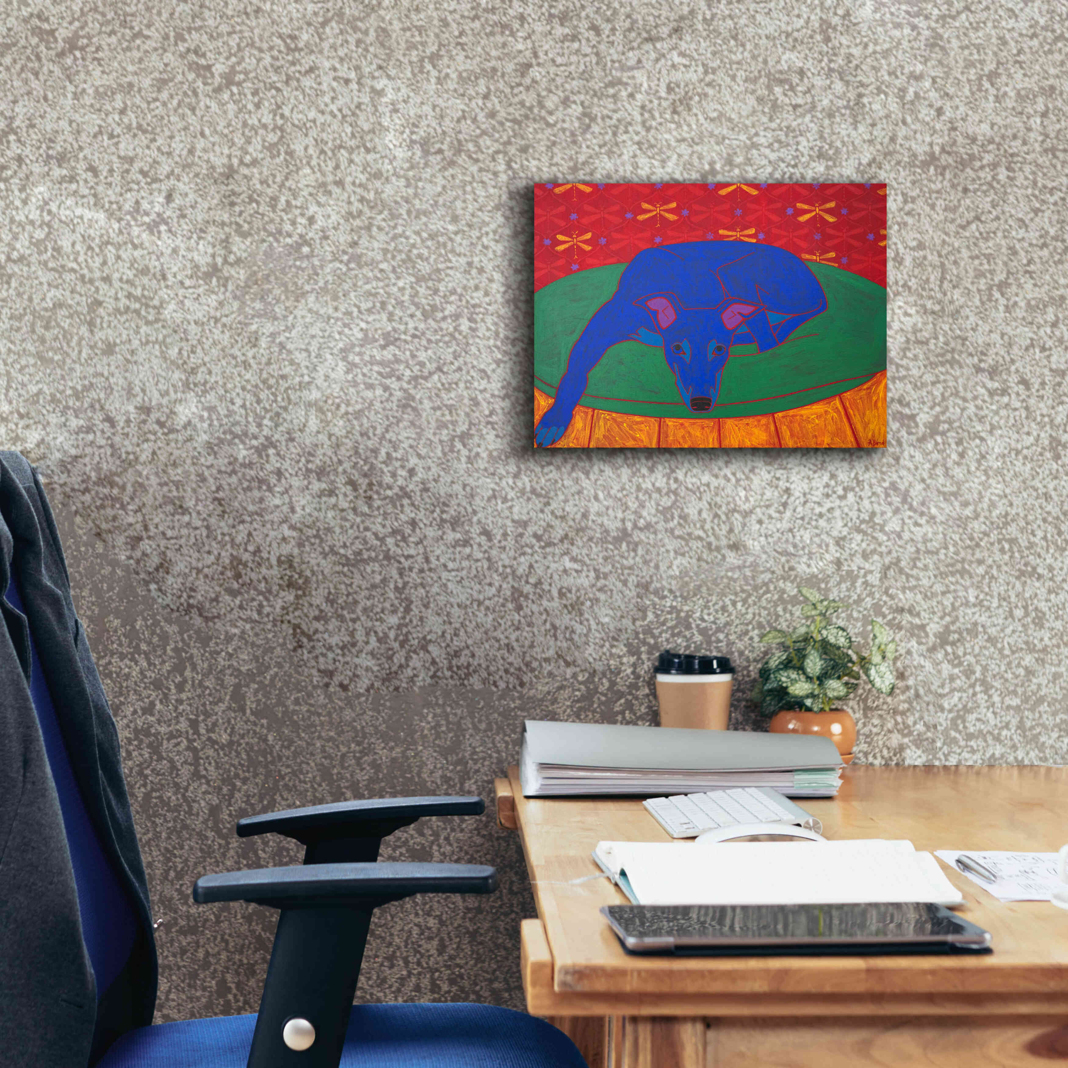 'Runner in Repose' by Angela Bond Giclee Canvas Wall Art,16x12