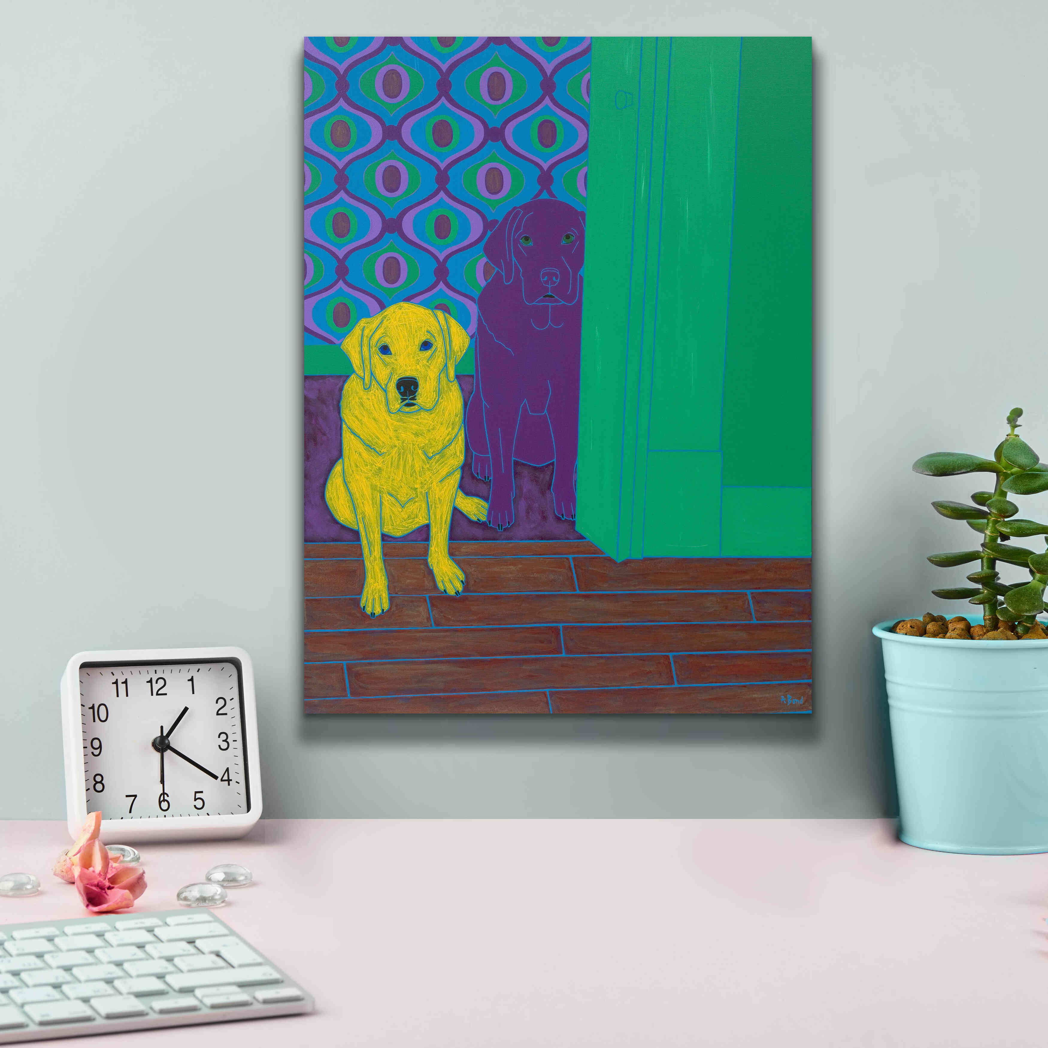 'Some of My Favorite People' by Angela Bond Giclee Canvas Wall Art,12x16