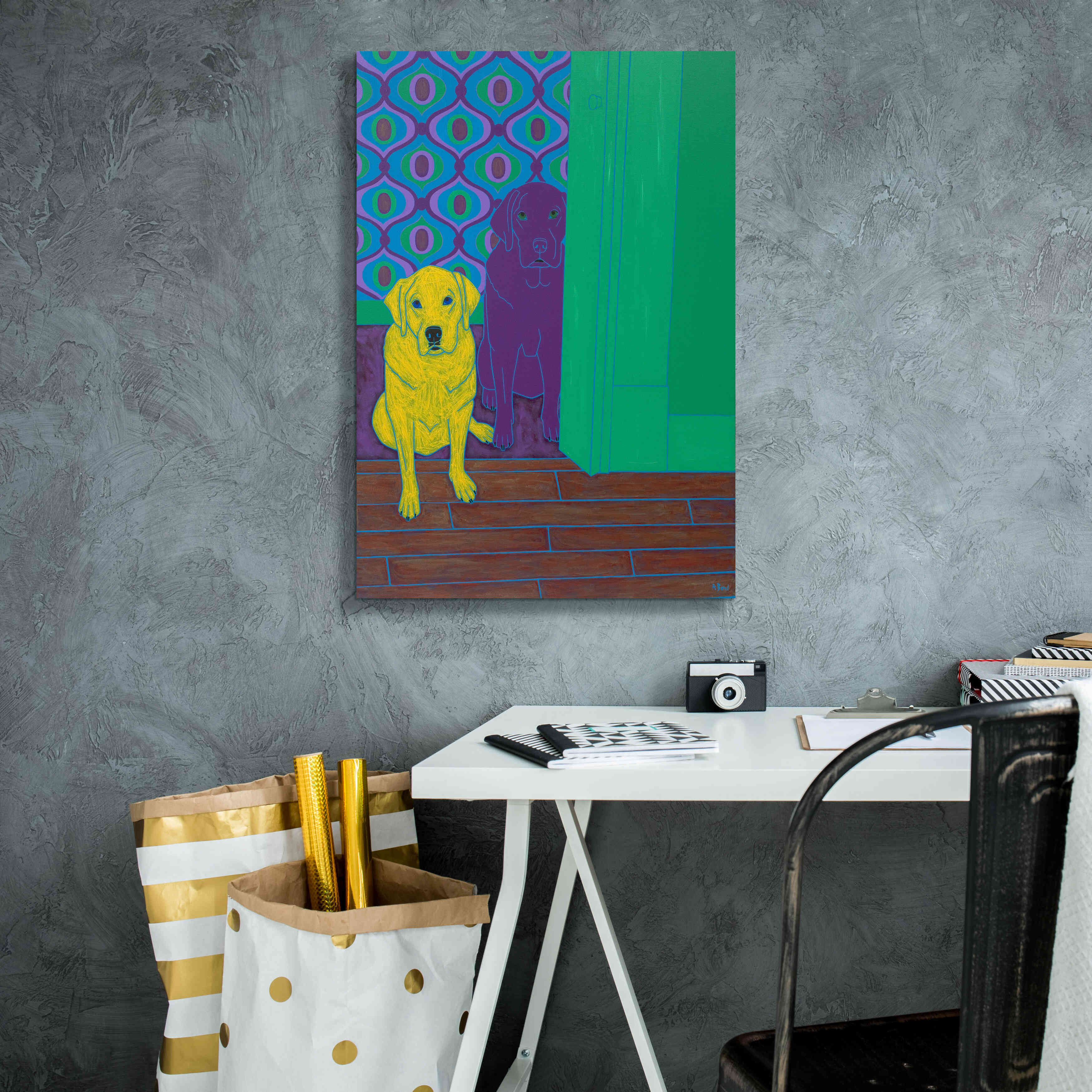 'Some of My Favorite People' by Angela Bond Giclee Canvas Wall Art,18x26