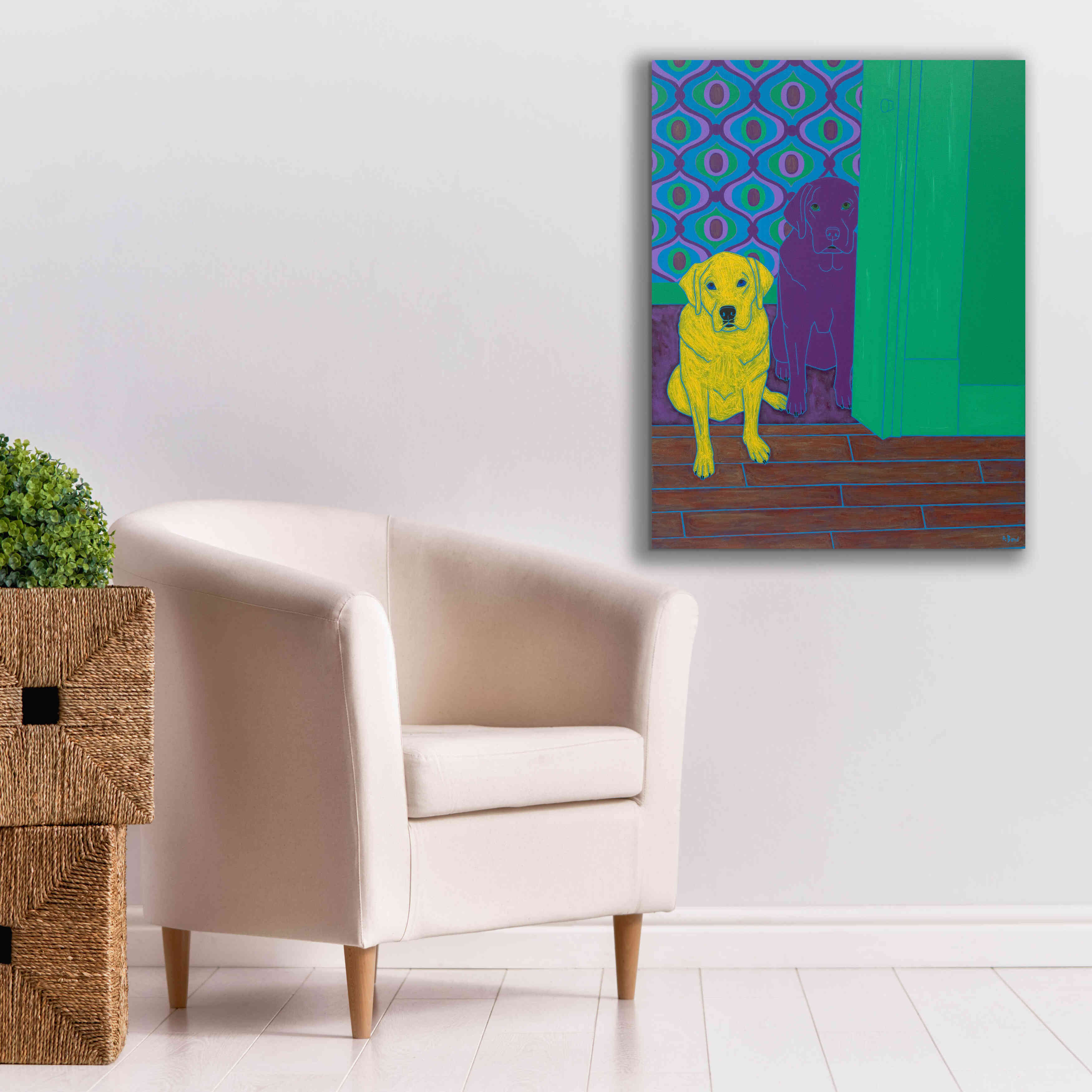 'Some of My Favorite People' by Angela Bond Giclee Canvas Wall Art,26x34