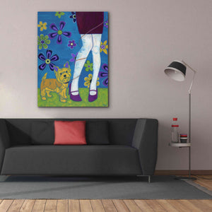 'The Yorkie Fandango' by Angela Bond Giclee Canvas Wall Art,40x54