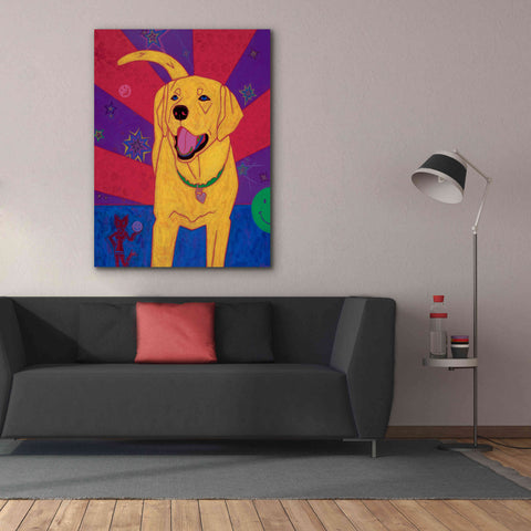 Image of 'Yellow Happiness' by Angela Bond Giclee Canvas Wall Art,40x54