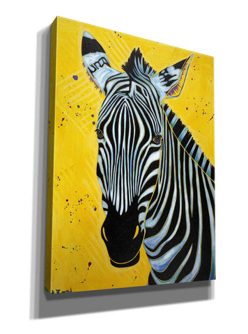 Image of 'Zebra' by Angela Bond Giclee Canvas Wall Art