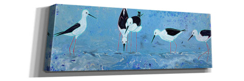 Image of 'Long Legged Waders' by Angela Bond Giclee Canvas Wall Art