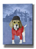 'Beagle with Beaulieu Palace' by Barruf Giclee Canvas Wall Art