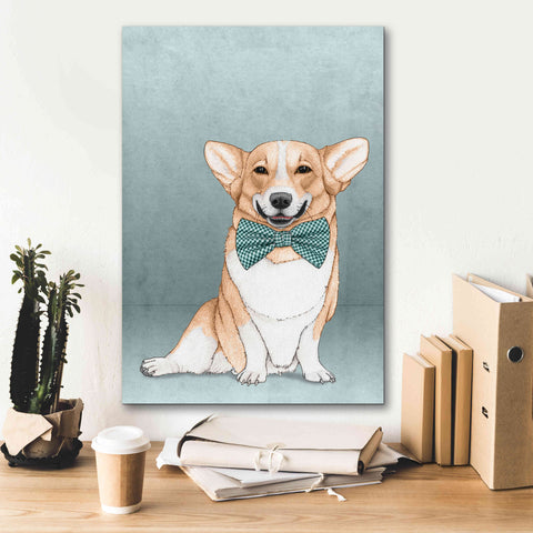 Image of 'Corgi Dog' by Barruf Giclee Canvas Wall Art,18x26