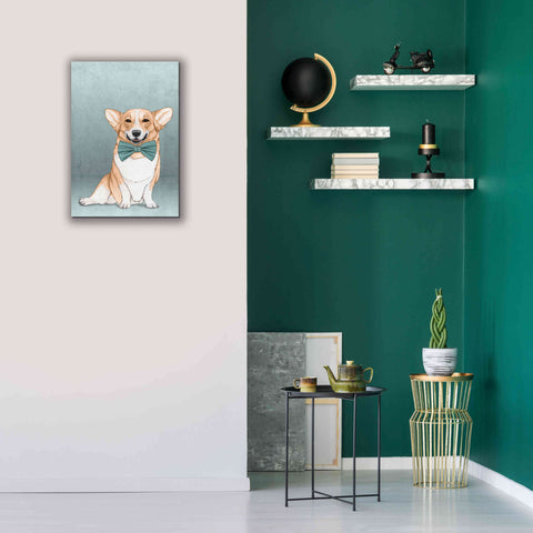 Image of 'Corgi Dog' by Barruf Giclee Canvas Wall Art,18x26