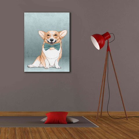 Image of 'Corgi Dog' by Barruf Giclee Canvas Wall Art,26x34