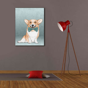 'Corgi Dog' by Barruf Giclee Canvas Wall Art,26x34