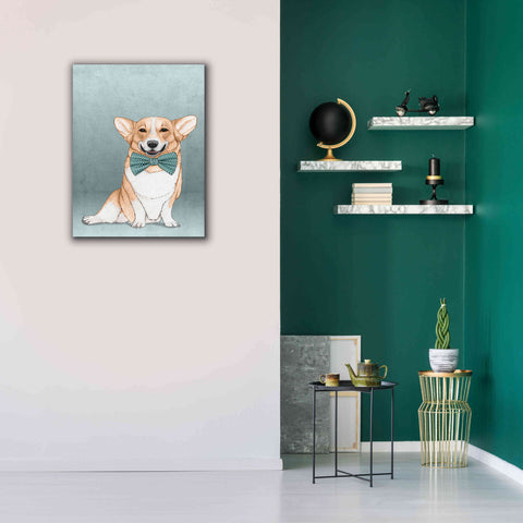 Image of 'Corgi Dog' by Barruf Giclee Canvas Wall Art,26x34