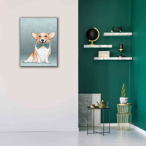 'Corgi Dog' by Barruf Giclee Canvas Wall Art,26x34