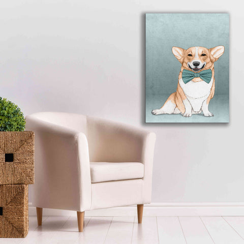 Image of 'Corgi Dog' by Barruf Giclee Canvas Wall Art,26x34