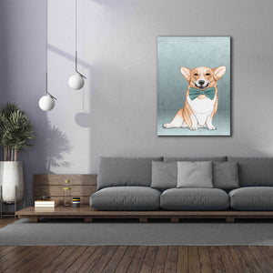 'Corgi Dog' by Barruf Giclee Canvas Wall Art,40x54