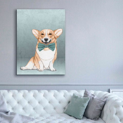 Image of 'Corgi Dog' by Barruf Giclee Canvas Wall Art,40x54