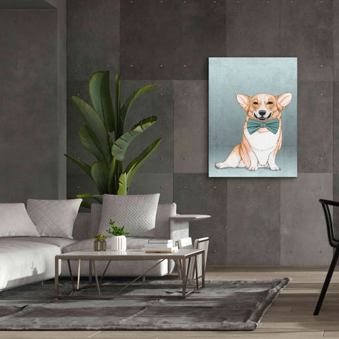 Image of 'Corgi Dog' by Barruf Giclee Canvas Wall Art,40x54