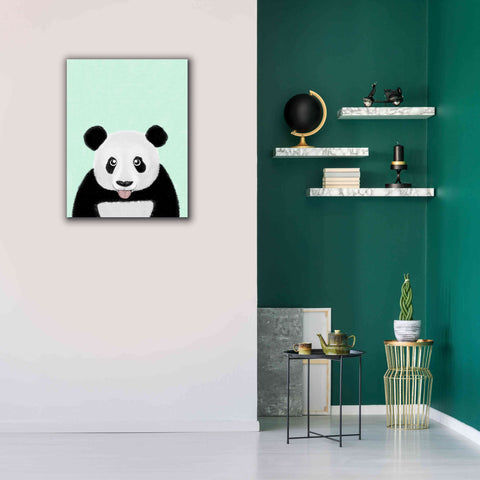 Image of 'Cute Panda' by Barruf Giclee Canvas Wall Art,26x34