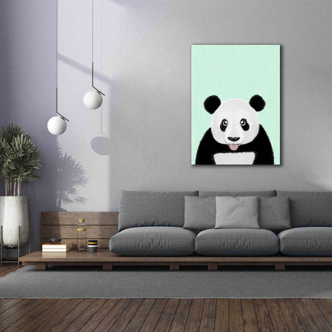 Image of 'Cute Panda' by Barruf Giclee Canvas Wall Art,40x54