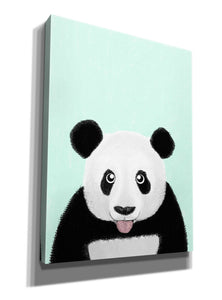 'Cute Panda' by Barruf Giclee Canvas Wall Art