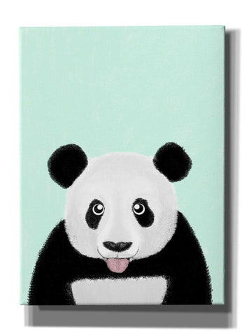 Image of 'Cute Panda' by Barruf Giclee Canvas Wall Art