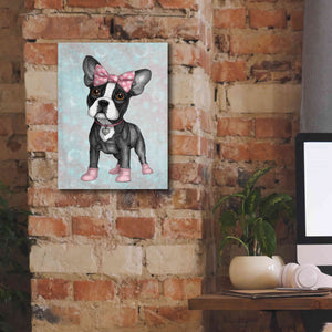 'Sweet Frenchie' by Barruf Giclee Canvas Wall Art,12x16